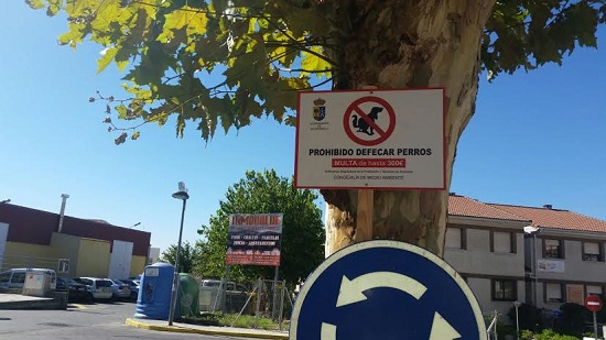 nueva señalización multas perros valdemorillo