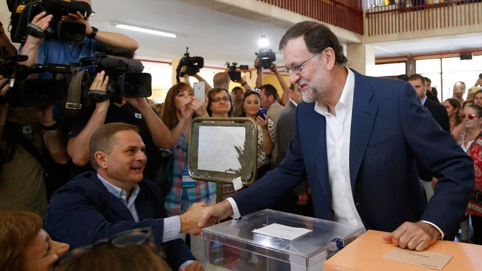 Rajoy vota