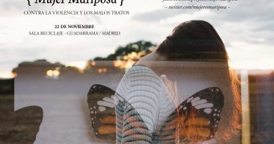 mujer mariposa