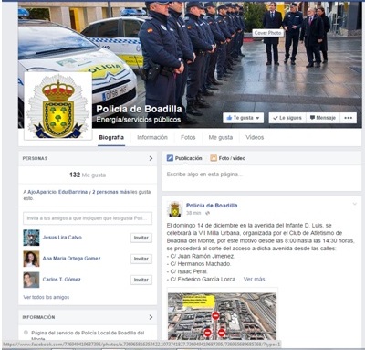 facebook polica