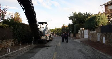 obras de asfalto de Parquelagos