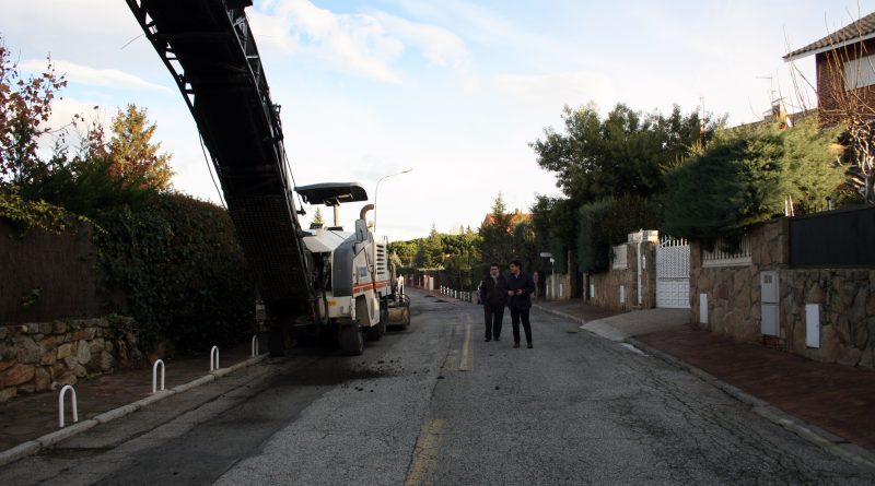 obras de asfalto de Parquelagos