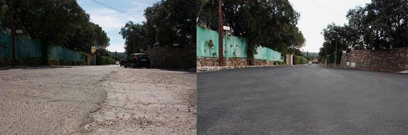 Antes y despus calle Fleming