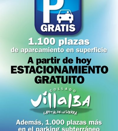 aparcamiento gratuito collado villalba