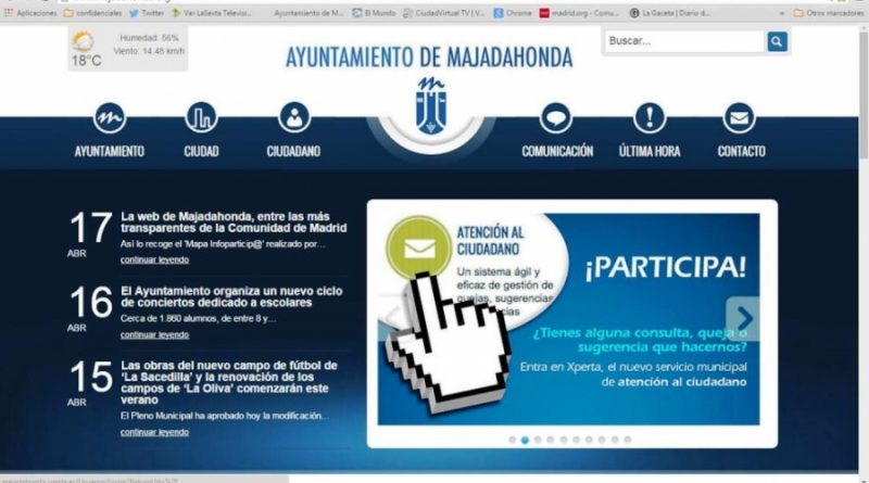 web de Majadahonda