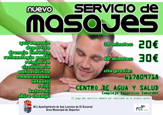 servicio masajes san lorenzo de el escorial