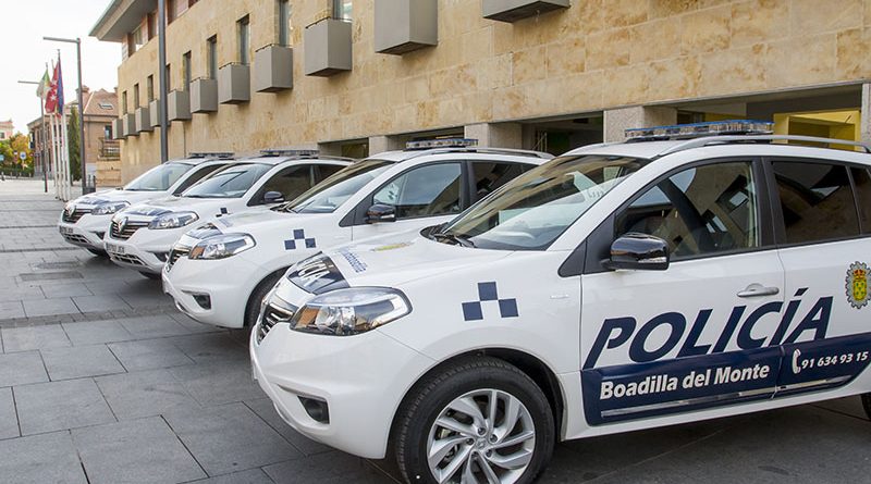 flota vehículos policía boadilla