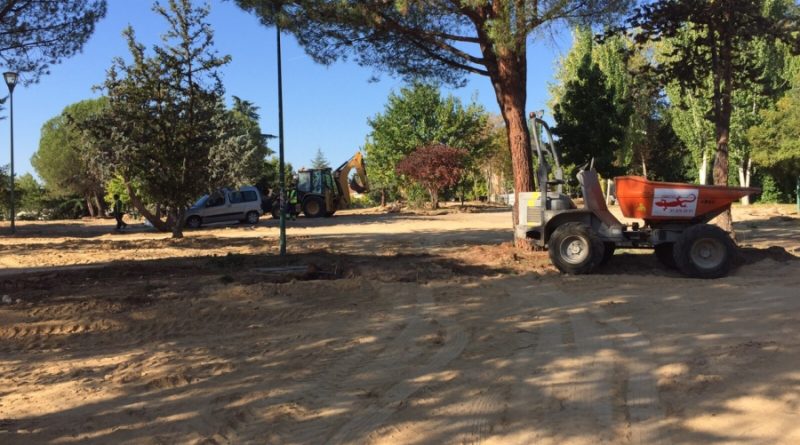 obra de remodelación del parque Cerro del Aire