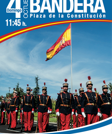 pozuelo homenaje bandera de españa