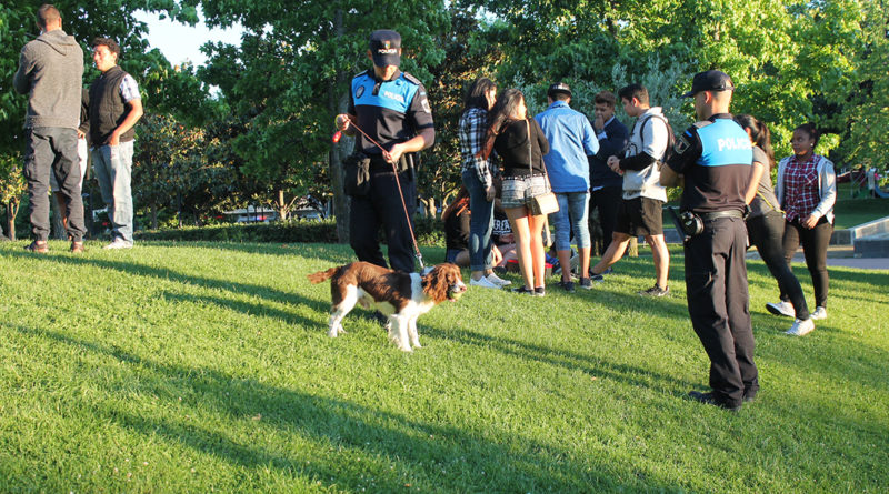 Unidad Canina de la Policía Local.