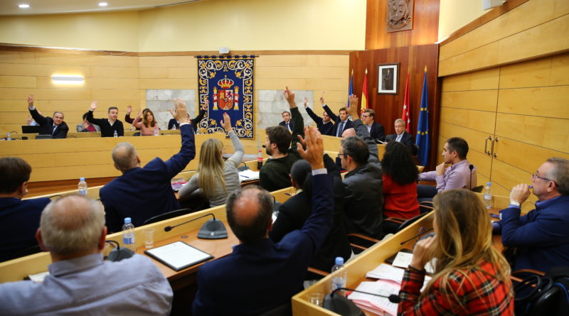 Celebración del Pleno Municipal.