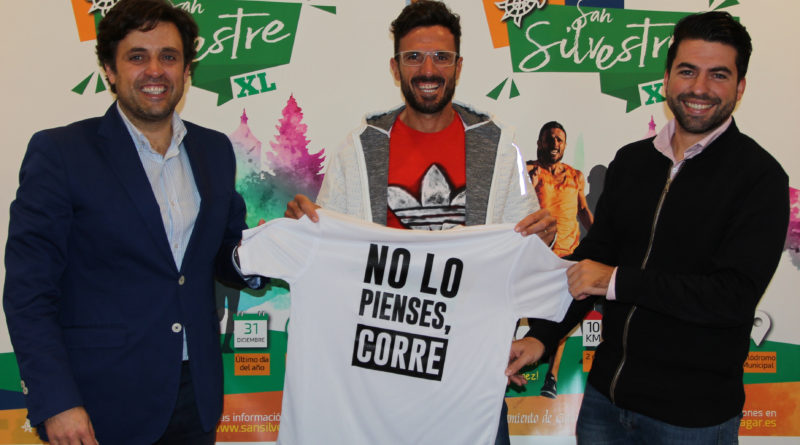 El atleta Chema Martínez, en la presentación de la San Silvestre XL.