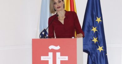 La reina Letizia, en la reunión anual de directores del Instituto Cervantes.