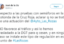 El alcalde de Las Rozas muestra su rechazo a la instalación de un semáforo en la rotonda de la Cruz Roja El alcalde de Las Rozas muestra su rechazo a la instalación de un semáforo en la rotonda de la Cruz Roja