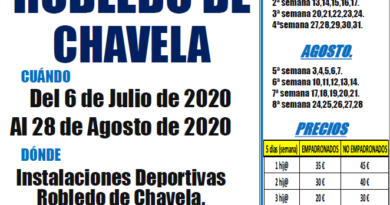 Robledo de Chavela ha puesto en marcha el Campus Multideporte Robledo de Chavela ha puesto en marcha el Campus Multideporte