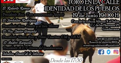 La Asociación Cultural Taurina ‘Sierra de Guadarrama’ organiza la charla “ Toro en la calle , identidad de los pueblos” La Asociación Cultural Taurina ‘Sierra de Guadarrama’ organiza la charla “ Toro en la calle , identidad de los pueblos”