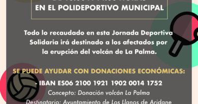 El Ayuntamiento de Galapagar organiza mañana una jornada deportiva por La Palma El Ayuntamiento de Galapagar organiza mañana una jornada deportiva por La Palma