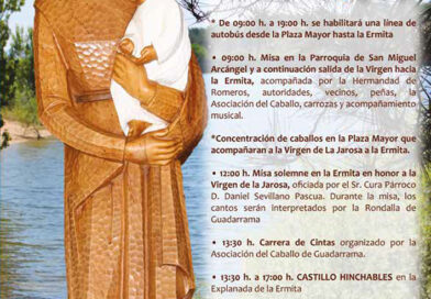 El lunes 15 de agosto, Guadarrama vivirá el día grande de sus fiestas en honor a la Virgen de La Jarosa