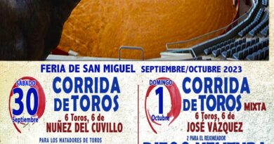 Feria taurina de San Miguel Arcángel de Las Rozas 2023
