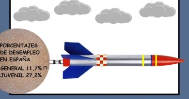 Un cohete con un lastre excesivo