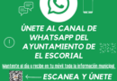 El Escorial  cuenta con un nuevo canal de WhatsApp