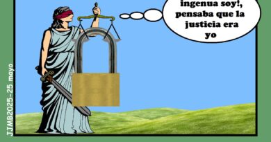 Ciega y por momentos «maniatada»