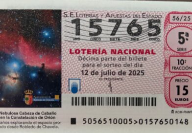 Robledo de Chavela, imagen de la  Lotería Nacional