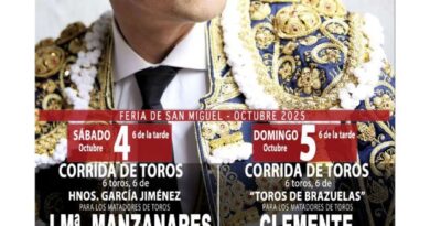 Feria taurina de San Miguel 2025 de las Rozas