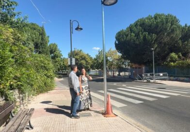 Galapagar instala iluminación en pasos de cebra y badenes