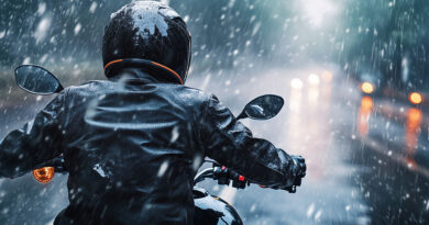 La lluvia, enemigo principal del motorista La lluvia, enemigo principal del motorista