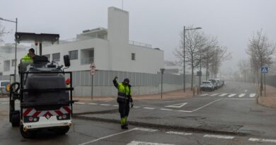 Boadilla  realiza  trabajos de reparación de baches en distintas zonas del municipio