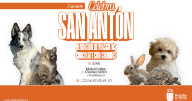  Boadilla celebra la  bendición de mascotas por San Antón el 17 de enero
