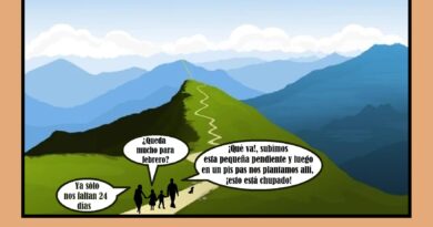 En las «subidas» la moral es muy importante