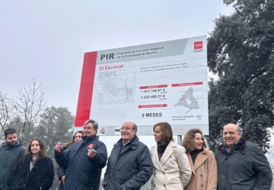 La Comunidad de Madrid visita las obras PIR de Los Arroyos en El Escorial