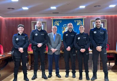 Cuatro nuevos agentes se incorporan al cuerpo de Policía Local de El Escorial