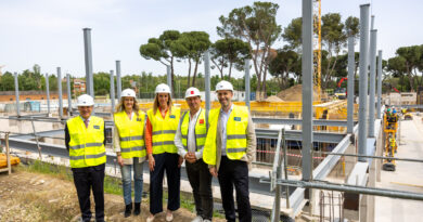 Avanzan a buen ritmo las obras del  polideportivo municipal Carlos Ruiz y la piscina climatizada de Pozuelo