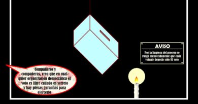 Centro de alta seguridad para ejercer el voto secreto