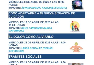 La Escuela de Cuidadores del Hospital de Guadarrama  inicia los talleres de Abril