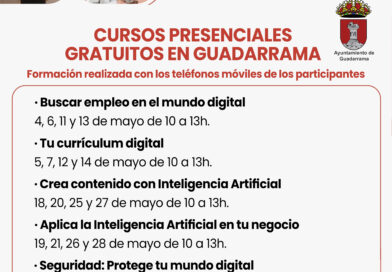 Nuevos cursos  con herramientas digitales  en Guadarrama