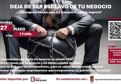 Guadarrama ofrece una Jornada formativa  para empresarios,  “Deja de ser esclavo de tu negocio”