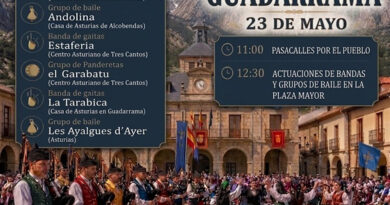  “XUNTANZA 2026”, De la Casa de Asturias,  gaitas y  baile desfilaran por Guadarrama