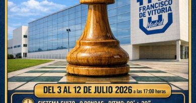 Pozuelo acogerá en julio el III Open Internacional de Ajedrez Ciudad de Pozuelo
