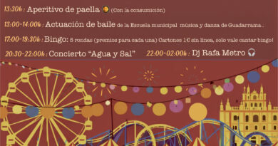 Guadarrama celebra el 16 de mayo  su feria de abril