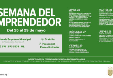 Boadilla celebrará la Semana del Emprendedor del 25 al 29 de mayo