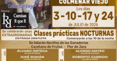 La Plaza de Toros de Colmenar Viejo acogerá los viernes del mes de julio una nueva edición de ‘Las Nocturnas’
