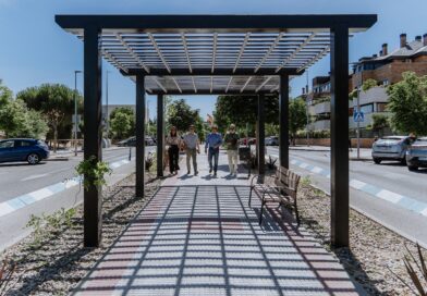 Las Rozas finaliza la remodelación del bulevar de la calle Marie Curie