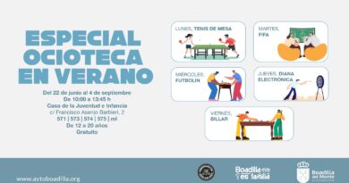  Programación especial en la Ocioteca de Boadilla del Monte