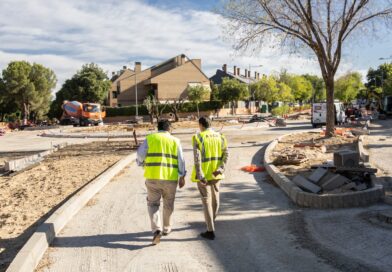Avanzan las obras de reforma de la avenida Monte Segovia de Boadilla del Monte Avanzan las obras de reforma de la avenida Monte Segovia de Boadilla del Monte