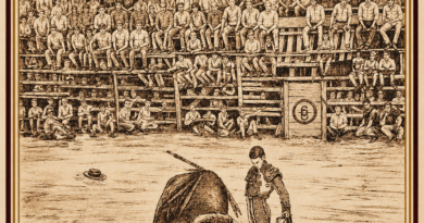 Francisco Garcinuño rescata la historia taurina de Casavieja con una exposición de dibujos durante las fiestas patronales