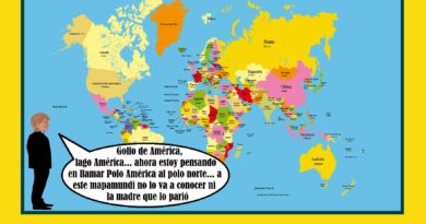 Donald decide rebautizar el mundo